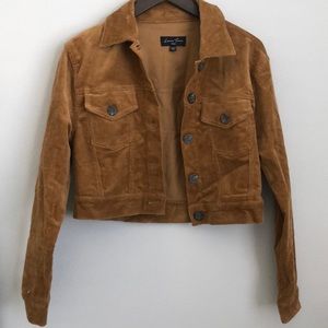 Brown corduroy jacket